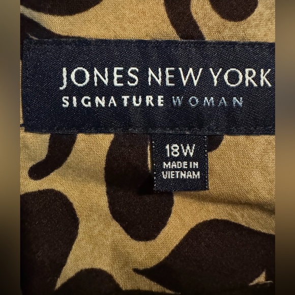 NWT Jones New York Signature Collection Paisley Midi Skirt in Size 18W - Picture 5 of 5